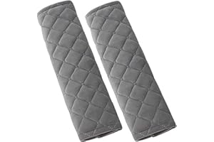 CHENGZI Universal-Sicherheitsgurt-Pads, weiche Komfort-Sicherheitsgurt-Schultergurt-Abdeckungen (Grau-A)