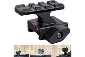 RimFly Rail Picatinny Fucile e Elevatore dell'arma con 20 Millimetri Tactical Rail Regolabile per Airsoft Weaver Adattatore Telescopic Sight Holder con Handguard Keymod Rail Scope Mount