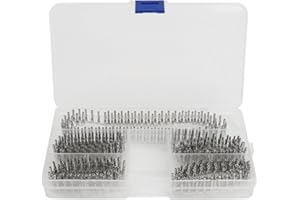 Tutoy 500Pcs Hembra 5557 ATX Eps Pci-E Medio Plateado Encrespadura Teminal Perno con La Pierna Larga