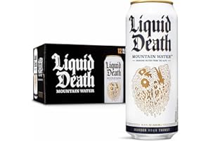 Liquid Death Mountain Water, 0,5-l-Getränkedosen (12er-Pack)