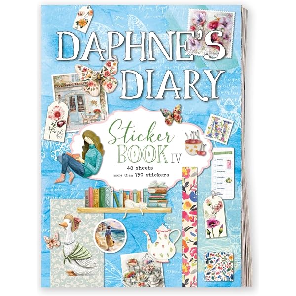 Daphne's Tagebuch 2026 Tagesplaner - Kreativer Kalender Mit Scrapbook-Elementen