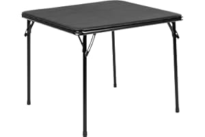 Flash Furniture Mindy Kids Black Folding Table