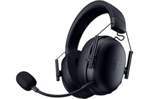 Razer BlackShark V3 X HyperSpeed - Kabelloses E-Sport-Headset - Ultra leicht 270g - Triforce 50mm Treiber - Abnehmbares Mikrofon - Surround Sound - Wireless 2,4 Ghz & Bluetooth - PC/Mac | Schwarz