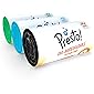 Amazon Brand - Presto! Oxo-Biodegradable Garbage Bags Combo, Small - 30 bags/roll (Pack of 3, 1xBlack, 1xGreen, 1xBlue)
