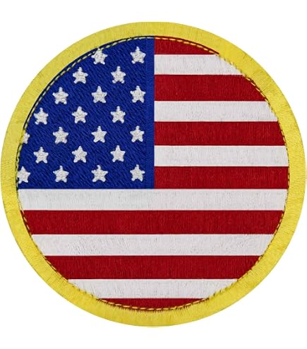 Toppa Termoadesiva Bandiera Americana (8 X 6 Cm) – Cuci O Stira