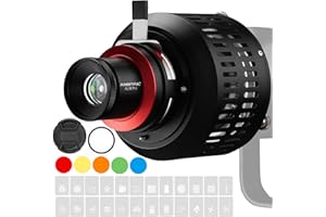 AMBITFUL Snott Bowens Mount Kit AL-18 Pro AL-18PRO Conique avec Objectif de 50 mm, modélisation vidéo en Studio pour éclairage vidéo LED/lumière de Sortie Continue