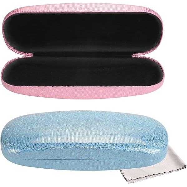 Custodie Per Occhiali 4 Pezzi - Rigide, Con Panno E Cacciavite, 4 Colori, Portatili