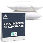 Pillow Protector &ndash; Pack of 2 Waterproof Pillow Protectors with Zip &ndash; Oeko Tex Certified &ndash; Twinzen Technology Pillow Protector