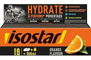 ISOSTAD Isostar - Fast Hydration Power Tabs 10 x 12 g - Sabor Naranja