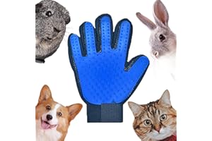 DEEDPF Gant de brosse pour animaux de compagnie, gant de massage, poils longs, poils courts, chat, cobaye, cheval, lapin, beauté pour l'épilation Removal