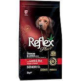 Reflex Plus B&uuml;y&uuml;k Orta Irk Kuzulu Yaşlı K&ouml;pek Maması 3 kg