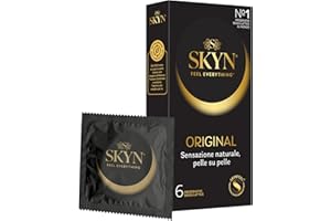 SKYN Original, preservativi ultramorbidi senza lattice, 6 pezzi