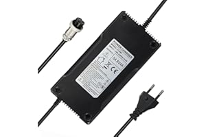 YZPOWER 54.6V 4A Ladegerät für 48V 13S Lithium Ladegerät E-Bike Scooter Skateboard Netzteil Ladegerät Batterien DC 3 Polig Ladeschnittstelle- 12mm