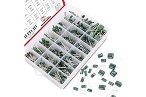 NOBRAND Kit di condensatore di pellicola di poliestere da 700 pezzi mylar da 24 valori, 0,22NF a 470NF / 100 V