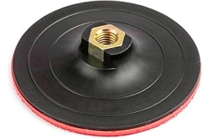 WERKZEUGUNDZUBEHOER_COM 150 mm Stützteller Flanschmutter M-14 Haftteller Klettteller Schleifteller für Winkelschleifer