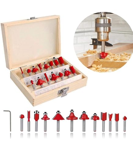 Set di 20 frese rotanti in carburo di tungsteno HSS con gambo da 3 mm
