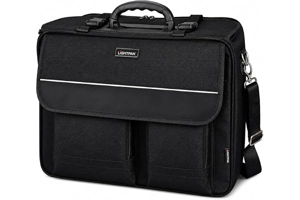 Lightpak – 46008 THE FLIGHT – pilotfodral över natten, nylon, svart, Schwarz, 47 cm, Resväskor