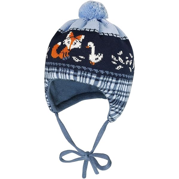 Maximo Baby-Jungen Mütze - 100% Baumwolle Mit Struktur