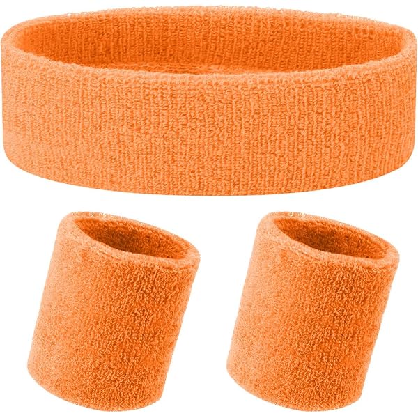 12 Stück Stirnbänder Für Damen – Weiche Sport-Stirnbänder In Neonorange Für Yoga, Fitness & Alltag