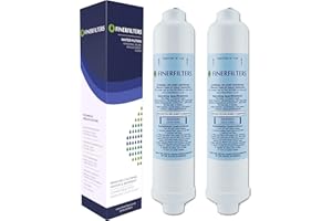 Finerfilters FF-6010PF Kühlschrankwasserfilter Kompatibel mit Samsung, Daewoo, Beko, Bosch und Hotpoint - Hochwertige Ersatzteile - Genießen Sie heute mit diesem Filter wohlschmeckendes Wasser