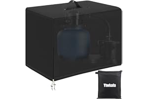 Ytwkafa Cubierta para bomba de piscina, caja técnica para bomba de piscina, cubierta resistente de 420 d para bomba de piscina, cubierta impermeable para filtro de arena para bomba de piscina