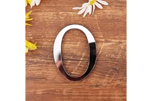 Freeas DIY Alphabet Letters,3D Acrylic Mirror Wall Stickers 26 Letters Heart & Shape Arbitrary Collocation Room Nursery Hanging Decor for Home Office Wedding Party (O)