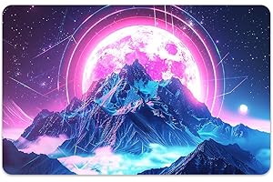 Peacoblue Bank Card Sticker Colorful Cyberpunk Landscape Credit Debit Card Custom Skin Cover Protector, 4 Styles Scratch-Proof and Attractive Decal for Most Popular EBT Transportation Key Card