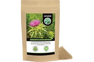 ‎ALPI NATURE Alpi Nature Nasiona Mary Thistle (500 g) 100% naturalne i czyste delikatnie wysuszone i uziemione z produkcji UE