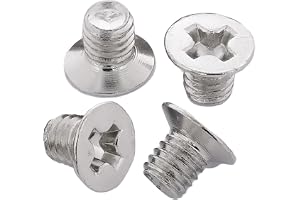 InLine 77781A 100-pack skruvsats, för 2,5 tum hårddisk/SSD, 3 mm, platt försänkt huvud
