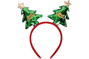 GTYARYUA Cerchietti Natalizi, Cerchietto Renna Natale, Decorazioni Headband Natale, Capelli Copricapo Natalizio per Feste con Renne Albero Pupazzo di Neve...Regali di Festa per Donne e Bambini
