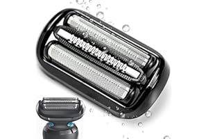 FEELYHEE 53B Grille Rasoir pour Braun Serie 5, Tete de Rasage de Rasoir Compatible avec Braun Serie 5 et Series 6, 53B Têtes de Rasoir de Rechange pour Braun 50-B1200s 50-R1000s 50-B7000cc 5049cs 5050cs