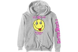 Rock Off Yungblud Hoodie Raver Smile Logo Official Off White Pullover Unisex