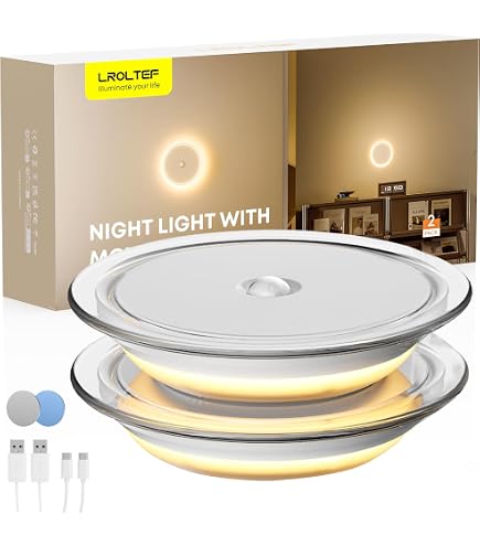 RTSU Luce Notturna per Bambini, Mini Luce Tattile Ricaricabile, Luci Notturne a LED Senza Fili per Bambini, Lampada da Comodino Portatile per L' allattamento, Lampada da Cameretta Dimmerabile