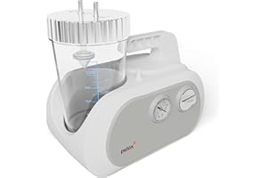 Pulox ASP-181 Elektrische Sekret-Absaugpumpe, Automatischer Schleimsauger, Medizinische Sputumabsaugemaschine