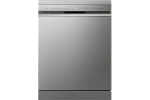 LG 14-Place Settings 3-Rack Quad Wash True Steam Dishwasher with Inverter Direct Drive, Platinum Silver - DFC435FP