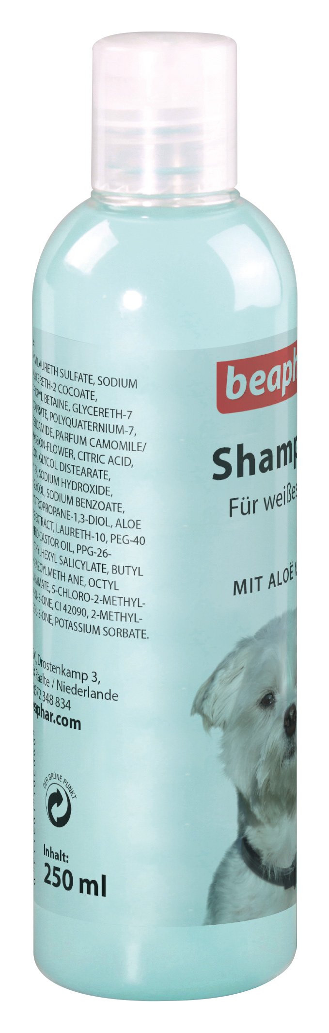 Dog Shampoo for White Fur pH Neutral Dog Shampoo with Aloe Vera Shampoo