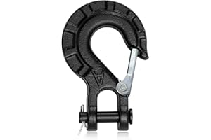 NUOOO Steel Lifting Hooks Heavy Duty rigging Crane Swivel Eye Hook Stainless Steel for Weight Lifting and Ship Construction Load Bearing 3200kg