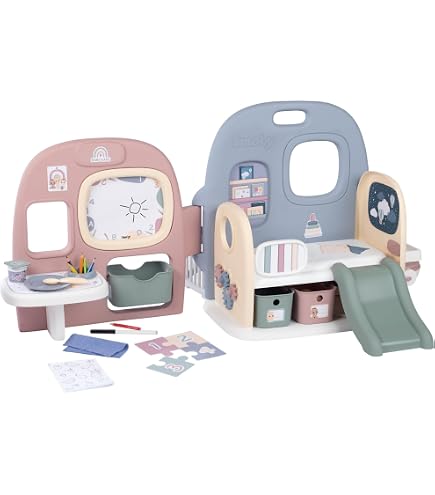 Smoby Mini Kiss Baby - Bambola Morbida Da 27 Cm Con Corpo In Tessuto - Suona Se Premi La Pancia