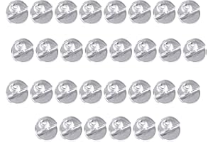 TOPHOMER Lot de 30 clips de fixation en verre - En plastique transparent - Pour montage mural, miroir, porte d'armoire (3-4 mm)