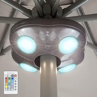 Lunartec LED-Schirmbeleuchtung LSL-120 Mit Fernbedi Produktbild-Vorschau 2