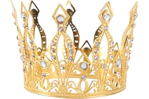 Minkissy Tiara Crown Crystal Rhinestone Tiara Queen Princess Pageant Crown Elegant Tiara Hair Accessory for Wedding Party Adults Style Silver