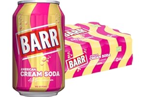 BARR since 1875, American Cream Soda, No Sugar Sparkling Soft Drink with a Creamy Taste of American Cream Soda, "Fizzingly Fu