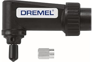 Dremel 575 Accesorio de ángulo recto para herramienta rotativa, accesorio de taladro angular, negro