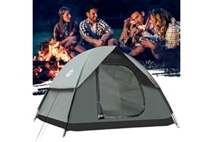 ‎KEJECTOR Camping Zelt, Kuppelzelte für 2-3 Personen(S)/3-4 Personen(L), Familienzelt Camping und Backpacking Zelte Wasserdicht & Winddicht Schnell Set-up Zelt für Picknick, Wandern, Outdoor-Aktivitäten