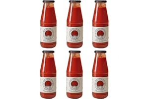 MARIANGELA PRUNOTTO - UNA DELIZIA ALBESE - FRUTTICULTORI IN ALBA DAL 1863 Azienda Agricola Prunotto Mariangela - N. Bottiglie Polpa Di Pomodoro Biologica 690 G (6x690g), Originale, 6 Unità