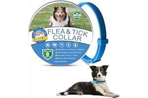 Surglam Dogs Puppies Collar Repellent,Built-in Plant-Based Formula,8 Months Protection Small Medium Large, Pleasant Aroma Slow Release-Blue 1PCS