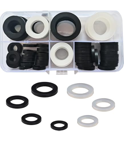 Guarnizioni Gomma Per Scarico Doccia 90mm - 4 Pezzi, 105x85x4mm, Antigoccia - Foto 6