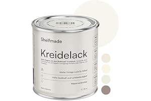 shelfmade Chalk Paint White - Cream White - Wood Varnish, Wood Colour Pink DIY - Chalk Paint for Wood, Shabby Chic - Paint for Furniture, Chalk Paint - Chalk Paint for Furniture Matte Look