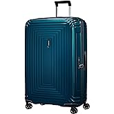 Samsonite Neopulse Large Trolley Case, 81 cm | Blue, hardcase, 81H x 54W x 30D cm, 125 L, 3.9 kg, with TSA lock and smooth ca