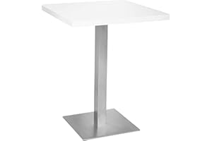 SixBros. Tavolo da Bar Tavolo Alto Bianco 60x60x75 - M-BT60/1855
